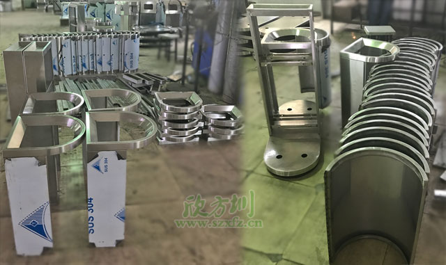 C487不銹鋼戶(hù)外環(huán)衛(wèi)分類(lèi)垃圾桶工廠制作細(xì)節(jié)圖