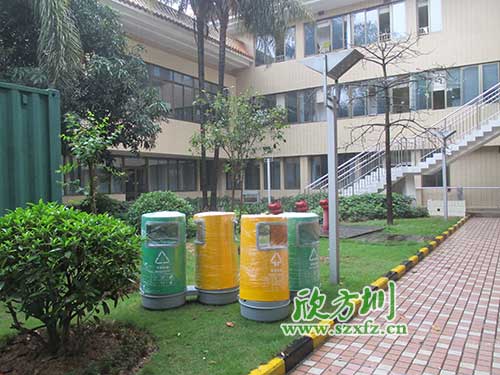 韶關(guān)物業(yè)分類玻璃鋼垃圾桶，提升社區(qū)好環(huán)境。