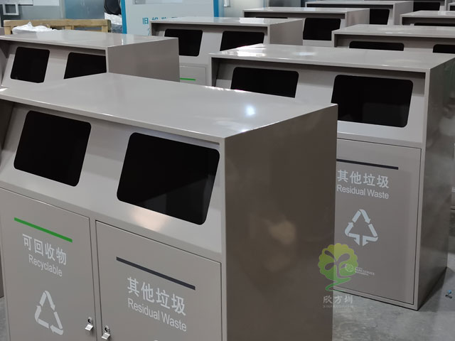 提升公共空間品質(zhì)，深圳金屬垃圾桶助你一臂之力