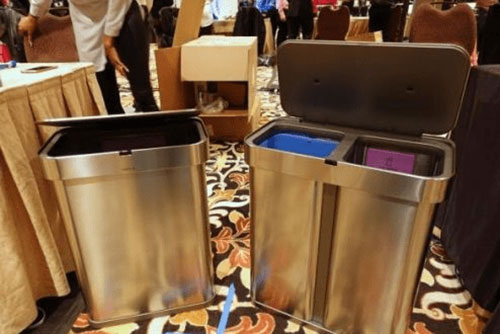 厲害了，可以語(yǔ)音控制的垃圾箱